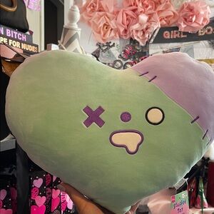 Multicolor heart pillow mended broken heart 🧩